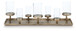 Wallmond - Antique Brass Finish - Candle Holder