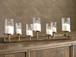 Wallmond - Antique Brass Finish - Candle Holder