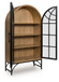 Gwenwich - Natural / Black - Accent Cabinet