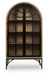 Gwenwich - Natural / Black - Accent Cabinet