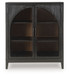 Armenleigh - Black / Brown - Bar Cabinet