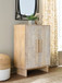 Dallinbury - Natural / White Wash - Accent Cabinet
