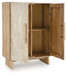 Dallinbury - Natural / White Wash - Accent Cabinet
