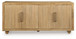 Niam - Light Antique Beige - Accent Cabinet