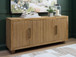 Niam - Light Antique Beige - Accent Cabinet