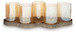 Evereton - Antique Gold Finish - Candle Holder