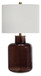 Mette - Brown / Gold Finish - Glass Table Lamp