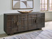 Cato - Dark Brown - Accent Cabinet