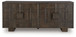 Cato - Dark Brown - Accent Cabinet