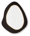 Kierlock - Black / Gold Finish - Accent Mirror