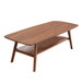 Low Coffee Table With Storage Shelf