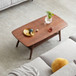Low Coffee Table With Storage Shelf