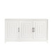 TV Stand For TVs Up To 65", Modern Entertainment Center Media Console Cabinet With 2 Spacious Storage Space, Solid Wood Legs For Living Room