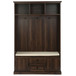 Hall Tree With 3 Hooks, Coat Hanger, Entryway Bench, Storage Bench, 3 In 1 Design