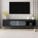 Modern TV Stand With 3 Shelves And 2 Cabinets