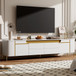 TV Stand For TVs Up To 80" With 4 Drawers And 2 Spacious Cabinets