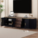Modern Minimalist TV Stand For TVs Up To 80" With 3 Drawers And 1 Shelf