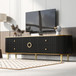 Modern TV Stand With 4 Drawers And 1 Cabinet
