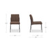 Danny - Dining Chair (Set of 2) - Dark Brown