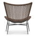 Paige - Accent Chair - Dark Brown