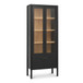 Hannah - Tall Display Cabinet - Black