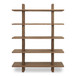 Casey - Large Standard Bookcase - Dark Brown