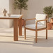 Nellie - Outdoor Dining Chair - White