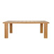 Marina - Outdoor Ceramic Dining Table - Light Brown