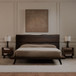 Madagascar - Queen Platform Bed - Dark Brown