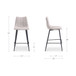 Alibi - Counter Stool (Set of 2) - Beige