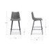 Alibi - Bar Stool (Set of 2) - Gray