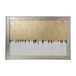 71x47 Hand Painted Day At Ice Rink - Gold