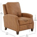 Jack - Push Back Recliner With Track Arms And Nailhead Accents