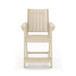 Modern Counter Chair Sleek HDPE Poly Lumber For Dining, Patio, And Garden Comfort