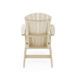 Adirondack Chair Sturdy HDPE Poly Lumber For Poolside, Patio, And Garden Relaxation