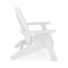 Adirondack Chair Sturdy HDPE Poly Lumber For Poolside, Patio, And Garden Relaxation