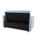 Sleeper Pull Out Loveseat Couch With Adjustable Backrest