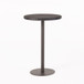 Outdoor Round Rattan Bar Table With Iron Frame - Multi Brown