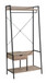 Metal Clothes Rack Open Wardrobe Free Standing With One Drawer Hanging Clothes Rod