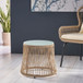 Boho Southport - Side Table With Glass Top