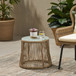 Boho Southport - Side Table With Glass Top