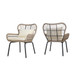 Southport - Club Chair With Woven Rope And Cushions