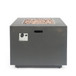 Outdoor Patio Gas Burning Fire Pit Table 50,000 Btu, Square