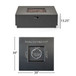Modern Square Fire Pit With 50,000 Btu