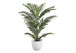 28" Tall, Artificial Plant, Palm Tree, Indoor, Faux, Fake, Floor, Greenery, Potted, Real Touch, Decorative - Green / White