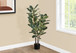 47" Tall, Artificial Plant, Oak Tree, Indoor, Faux, Fake, Floor, Greenery, Potted, Real Touch, Decorative - Green / Black