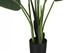 60" Tall, Artificial Plant, Bird Of Paradise Tree, Indoor, Faux, Fake, Floor, Greenery, Potted, Decorative - Green / Black