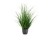 23" Tall, Artificial Plant, Grass, Indoor, Faux, Fake, Table, Greenery, Potted, Real Touch, Decorative - Green / Black