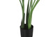 44" Tall, Artificial Plant, Bird Of Paradise Tree, Indoor, Faux, Fake, Floor, Greenery, Potted, Decorative - Green / Black