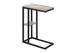 Accent Table, C - Shaped, Marble Look Contemporary & Modern Convenient Design